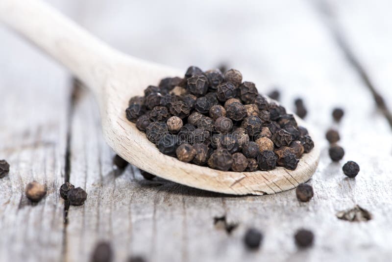 Fresh Black Pepper stock photo. Image of close, powder 35795030