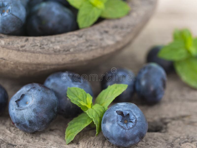 Fresh blueberries