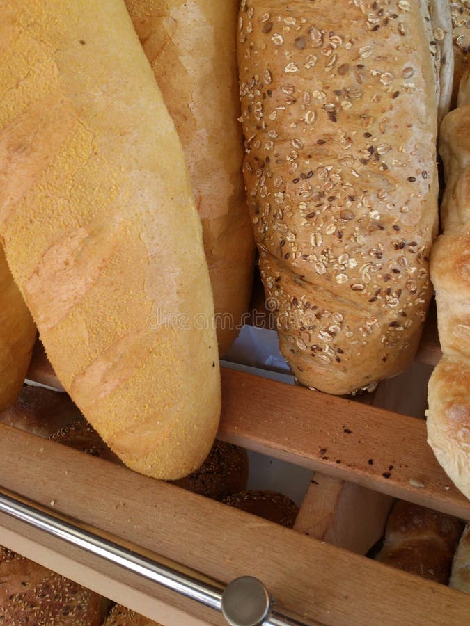 Fresh Bread in Bakery Store Stock Image Image of food, baking 50467935