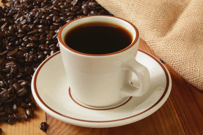 Fresh brewed coffee stock image. Image of dark, fresh 49636979