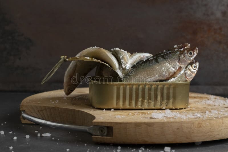 Fresh Canned Fish, Healthy Eating Ingredients Stock Image Image of