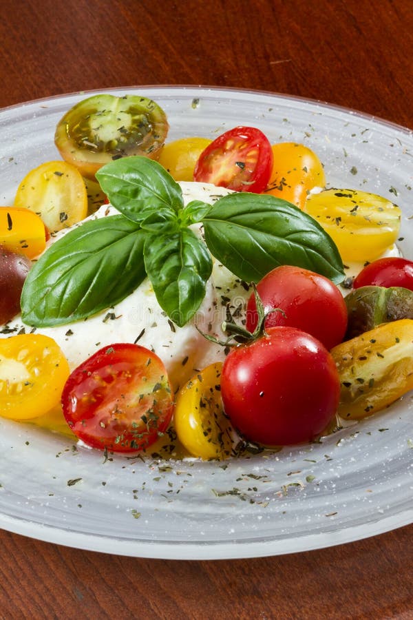 Fresh Capresse Salad stock image. Image of ingredients - 31923935