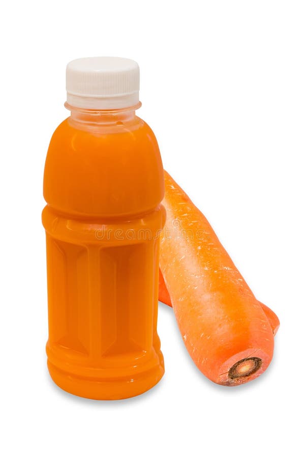 Fresh Carrot Juice In A Bottle Stock Photo Image of carotene, drink