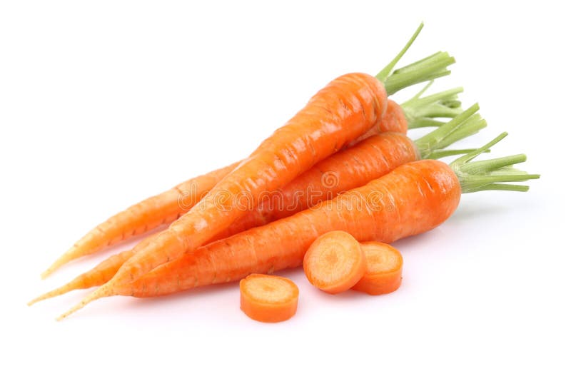 Fresh carrot stock photo