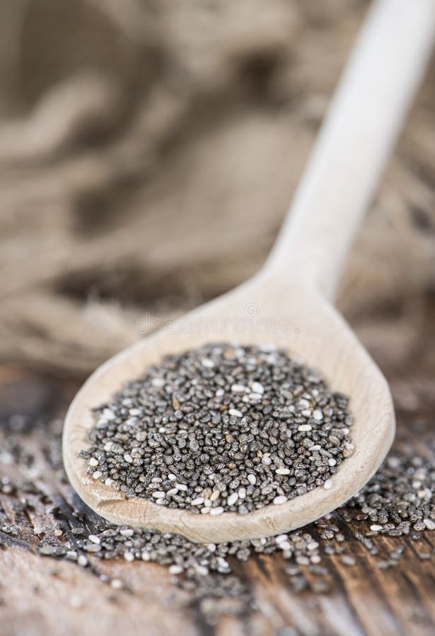 Fresh Chia Seeds stock photo. Image of chian, organic 38632274