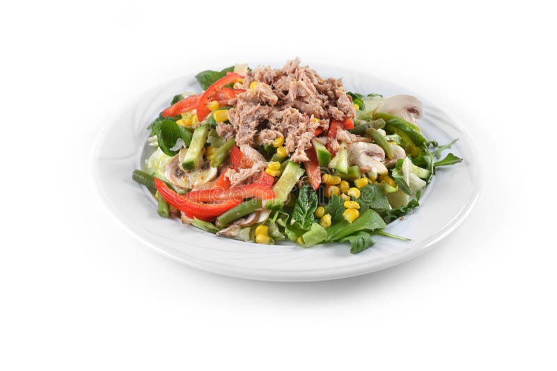 Fresh chopped tuna salad