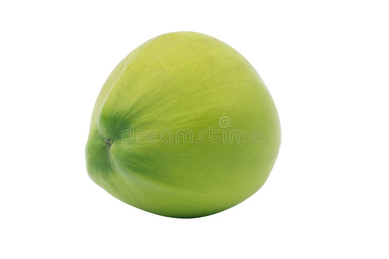 Fresh coconut di-cut on white background, Fruit royalty free stock images Fresh coconut di-cut on white background, Fruit royalty free stock images