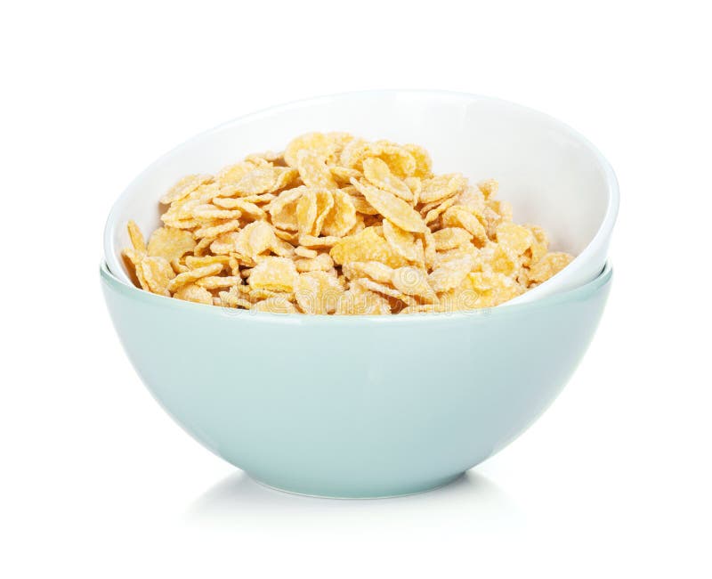 Bowl of cereal stock photo. Image of corn, cornflakes - 7818306