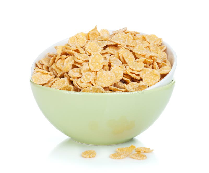 Fresh corn flakes stock photo. Image of healthy, diet 55386324