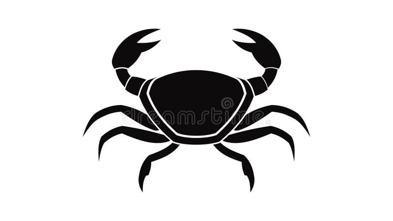 Fresh crab icon animation vector illustration