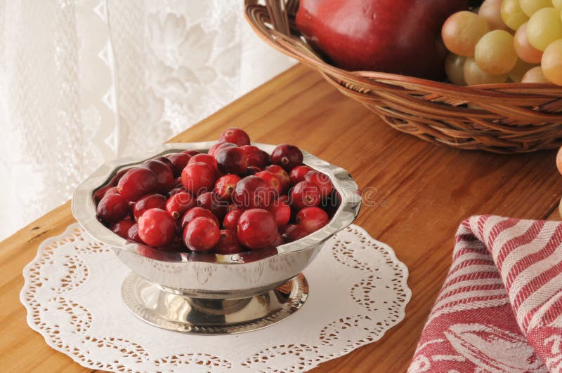 Fresh cranberries stock photo. Image of dish, snack, healthy 41913646