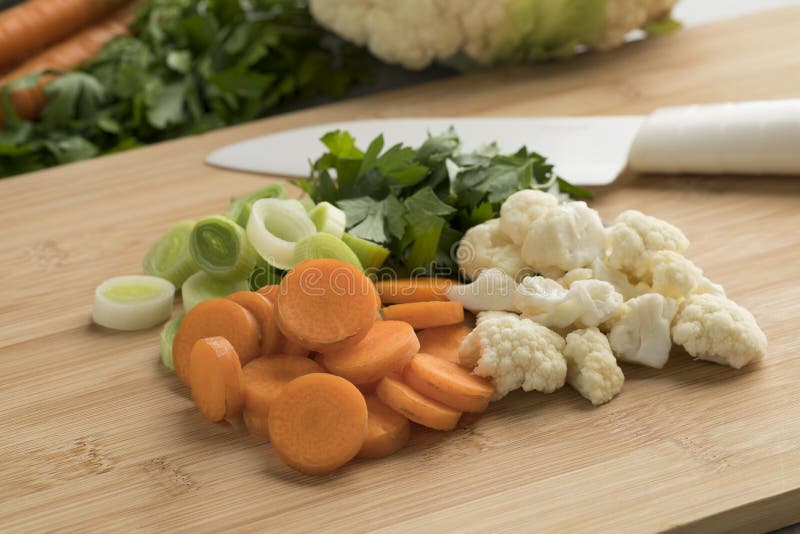 Fresh Cut Organic Vegetables Stock Image Image of natural, summer