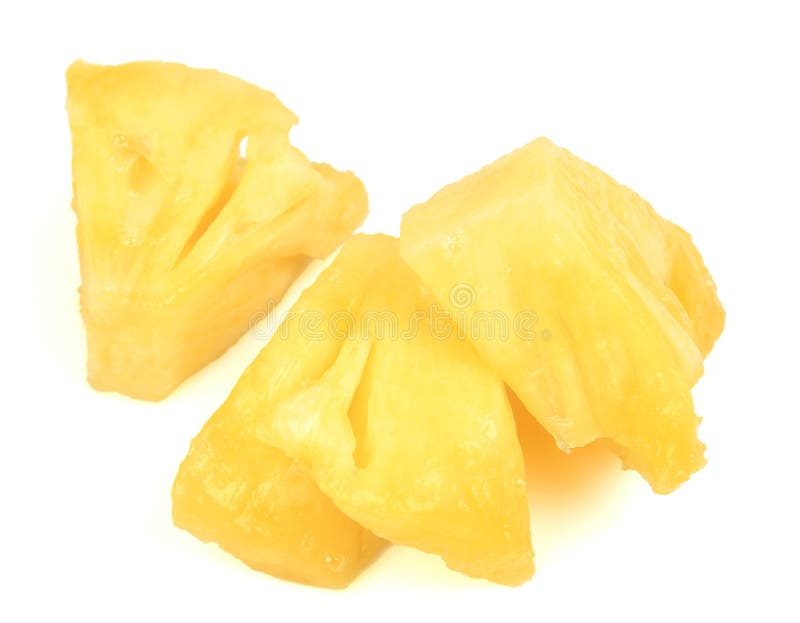 Fresh Cut Pineapple. Pieces Stock Photo Image of ring, close 166669890