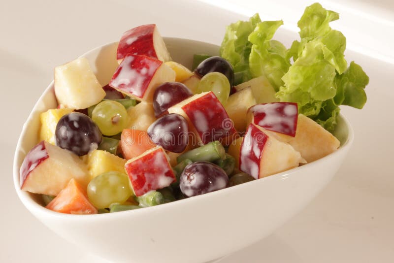 Fresh and Delicious Fruit Salad. Stock Photo Image of citrus, healthy
