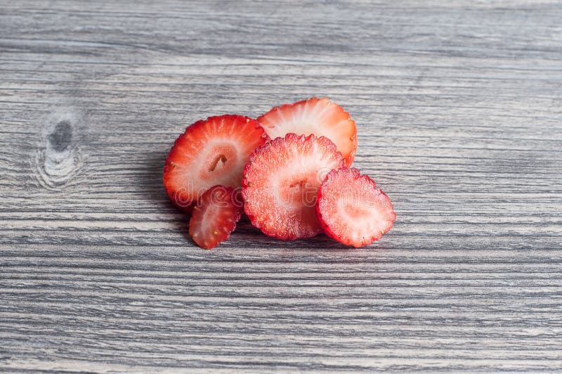 Fresh Strawberries slices