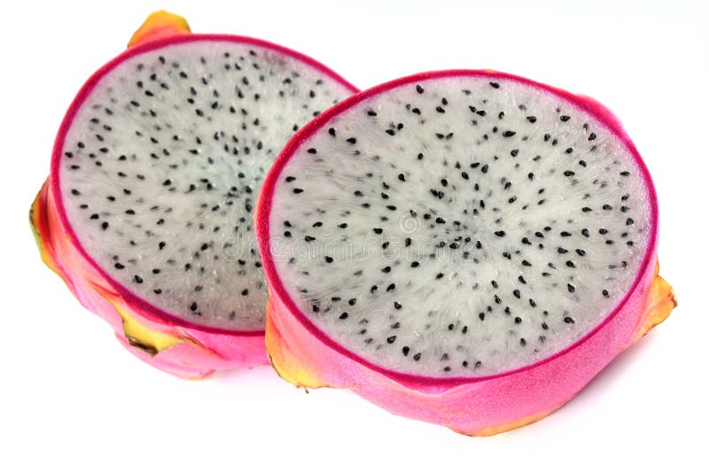 Fresh Dragon Fruit Cut In Half Stock Photo Image of half, dragon
