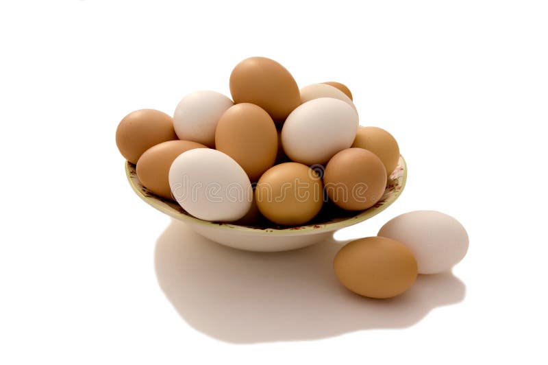 Fresh Eggs stock images
