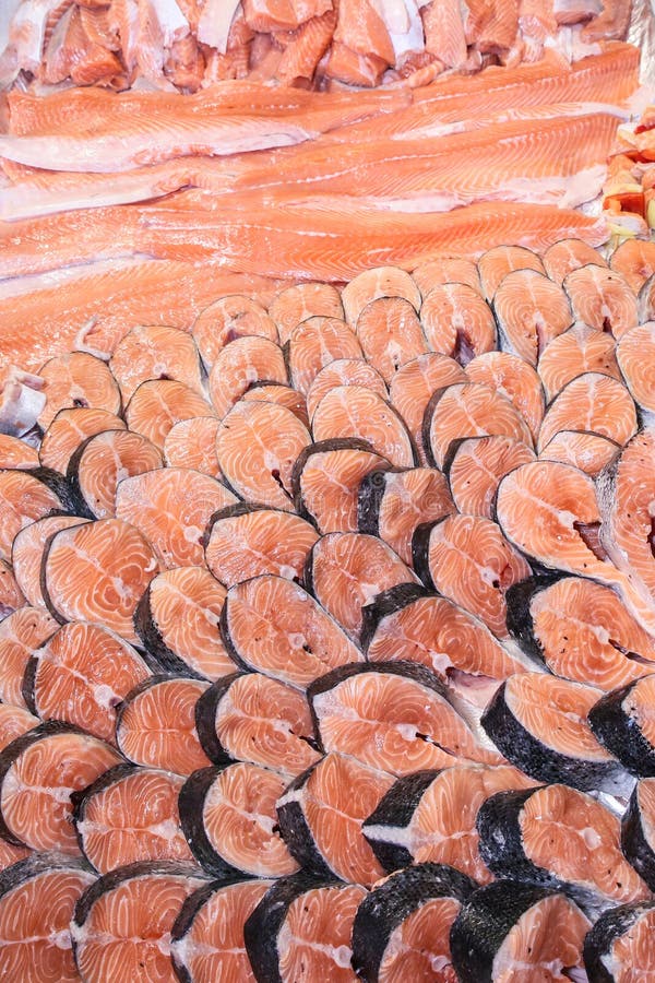 Sliced fresh fish stock photo. Image of fresh, prepared 43971466
