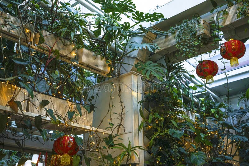 Fresh Flowers in the Interior. Interior Design Idea of a Vibrant Fresh