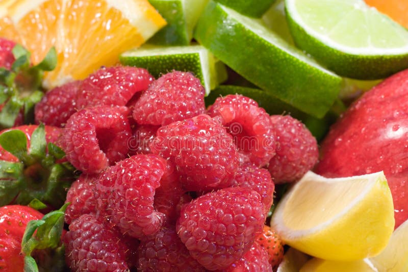 Fresh Fruit Assortment stock image. Image of yellow, lime 1977083