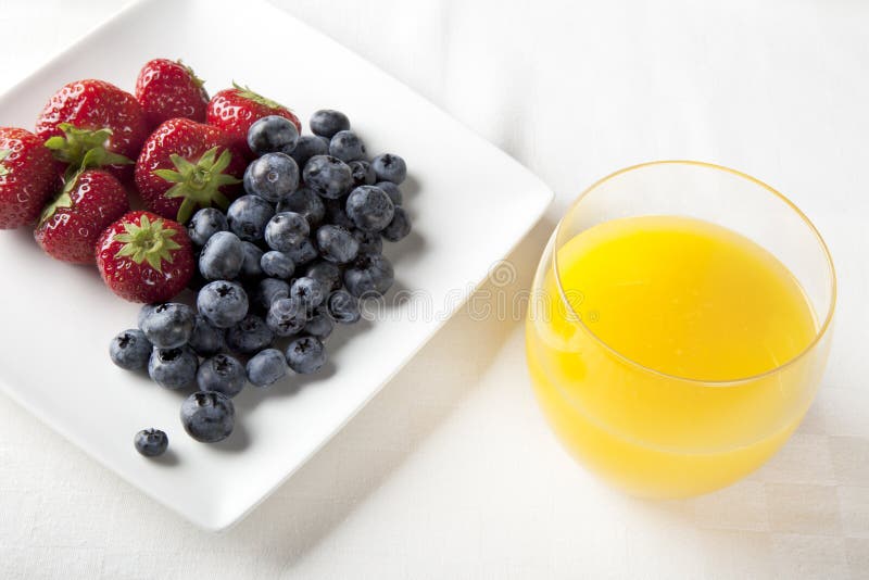 Fresh Fruit Breakfast stock photo. Image of natural, berries 20804574