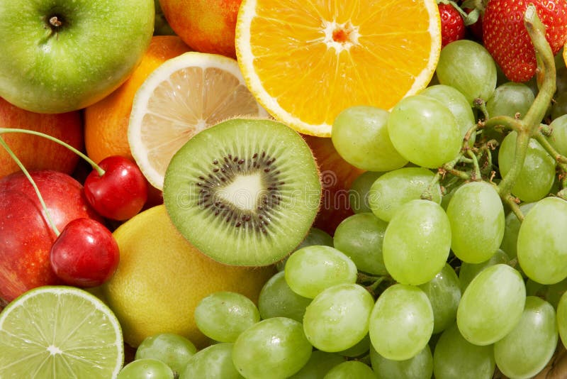 Fresh fruit in a group stock photo. Image of strawberry 9036890