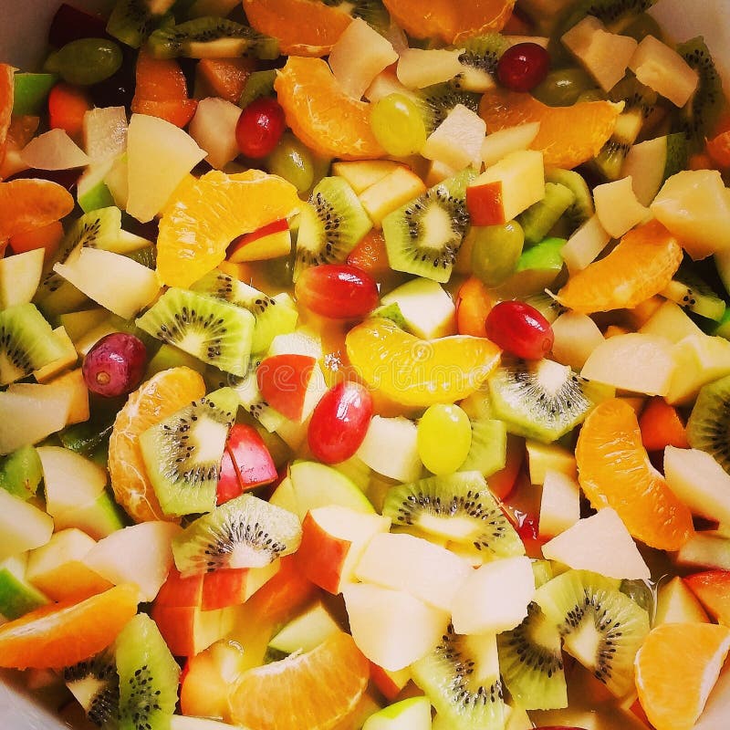 Fresh Fruit Cocktail Stock Photo Image 44907493