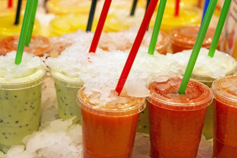 Fresh fruit juices stock image. Image of juice, multi 73777373