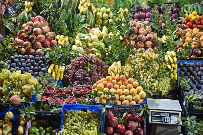 Fresh Fruit Market Stand