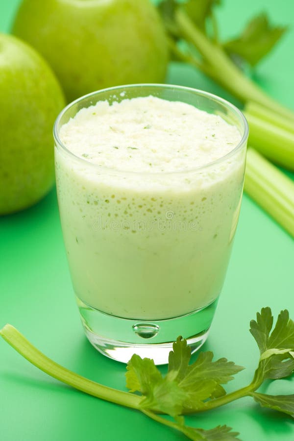 Fresh fruit milk shake apple