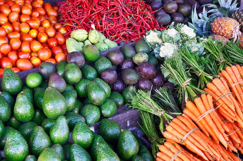 Fresh fruit on Traditional Market