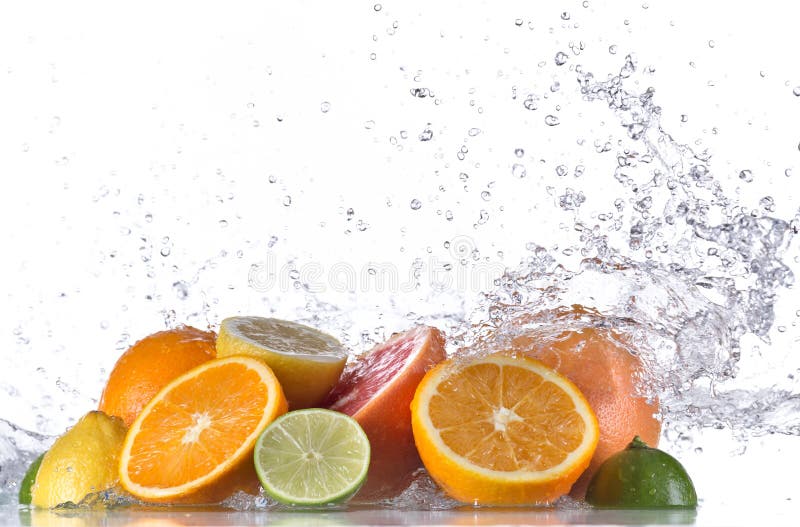 Fresh Fruit with Water Splash Stock Photo Image of fruit, juicy 39462072