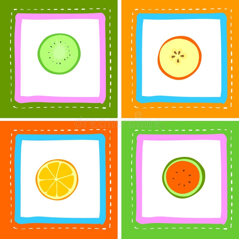 Fructe proaspete royalty free illustration