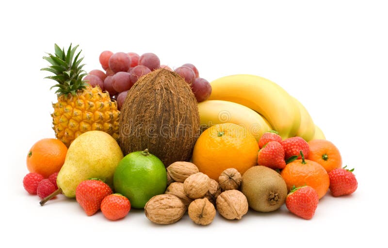 Fresh fruits and nuts