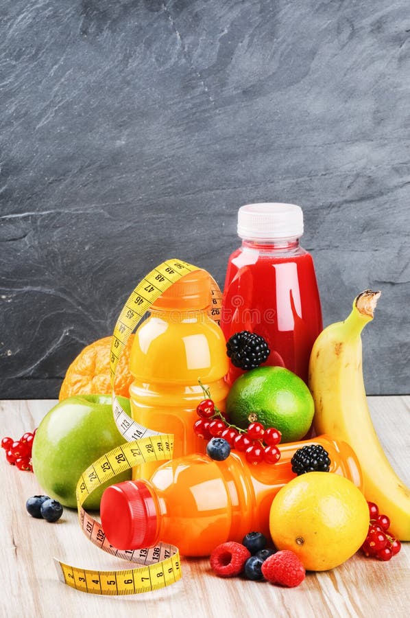 Fresh Fruits and Various Juices Stock Image Image of currant