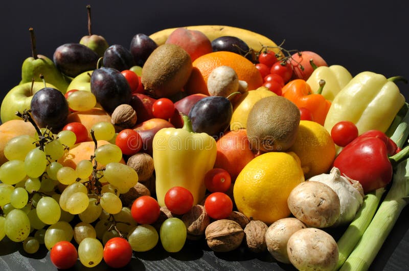 Image of some fruits and vegetables. Image of some fruits and vegetables