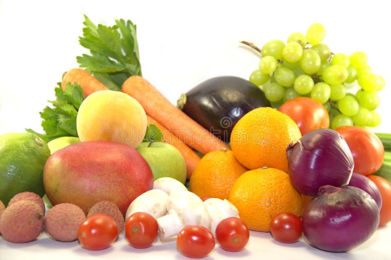 Fresh fruits and vegetables