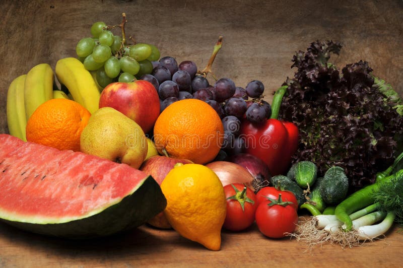 fresh fruits and vegetables