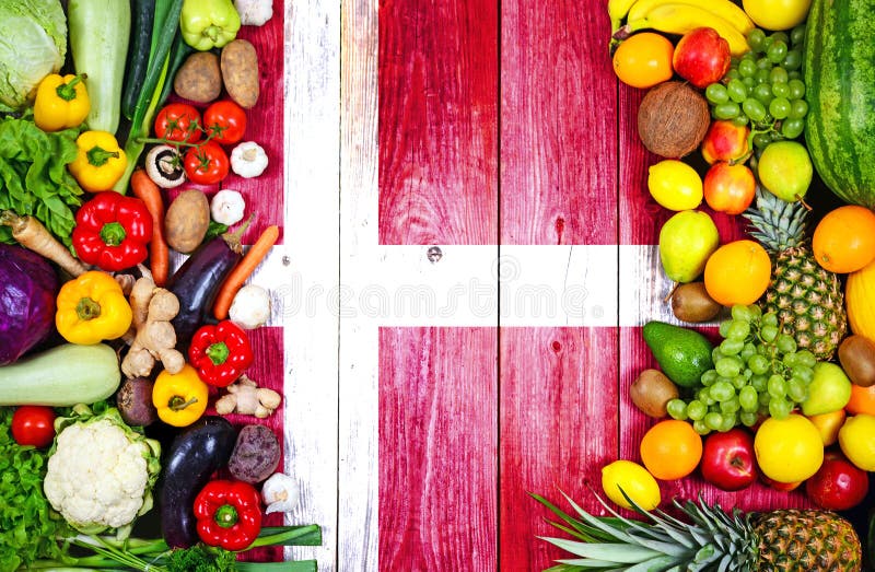 Fresh Fruits and Vegetables from Denmark Stock Photo Image of natural