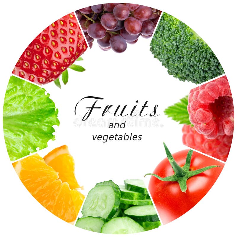 Fresh Fruits And Vegetables Stock Image Image Of Food Group 52523759