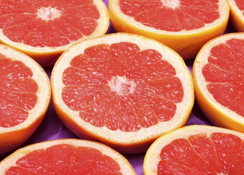 Fresh grapefruit background