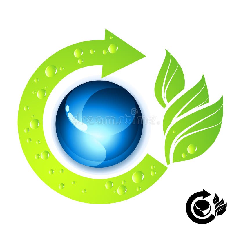 Fresh Green Icon stock illustration