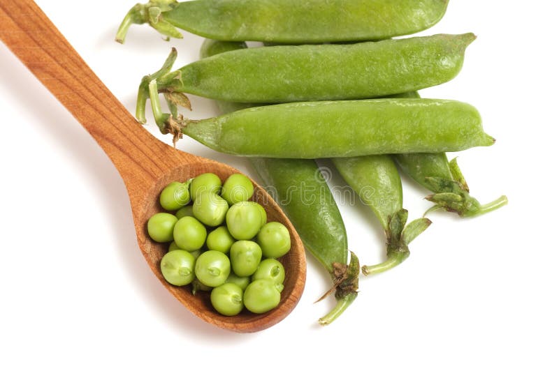 Fresh green peas stock photo. Image of macro, background 33286398