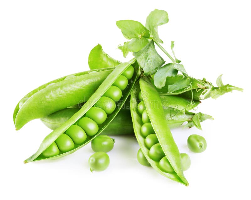 Fresh green peas