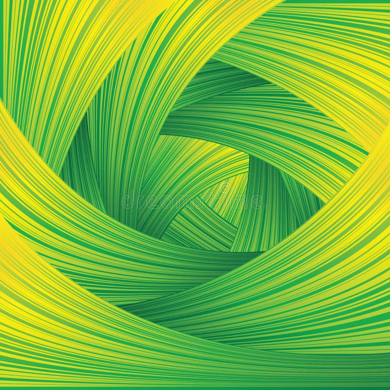 Fresh Green Swirl Background