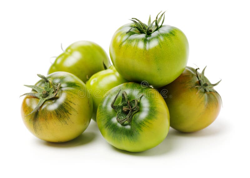 Fresh green tomato