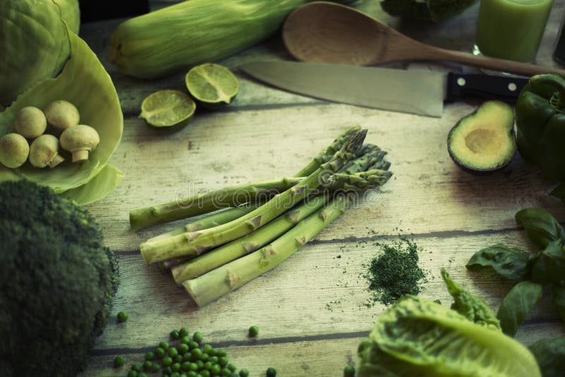 Fresh green veggies stock image. Image of food, greeny 59294699