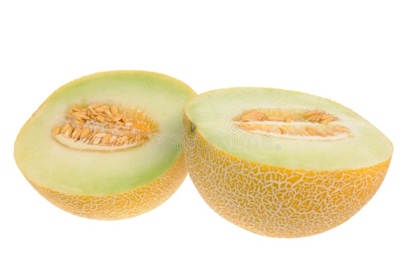 Fresh halved melon stock photo. Image of slice, season 14727020
