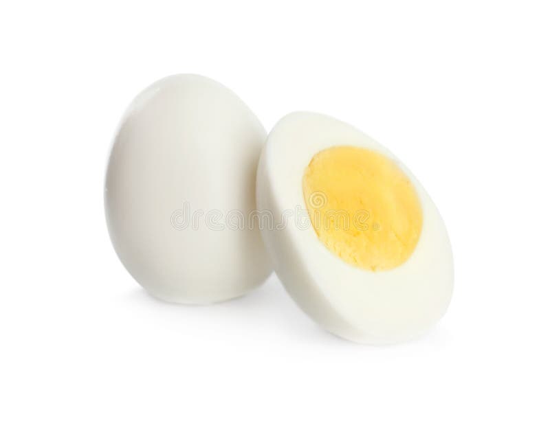 Fresh Hard Boiled Chicken Eggs Isolated Stock Photo Image of natural, nutrient 182625150