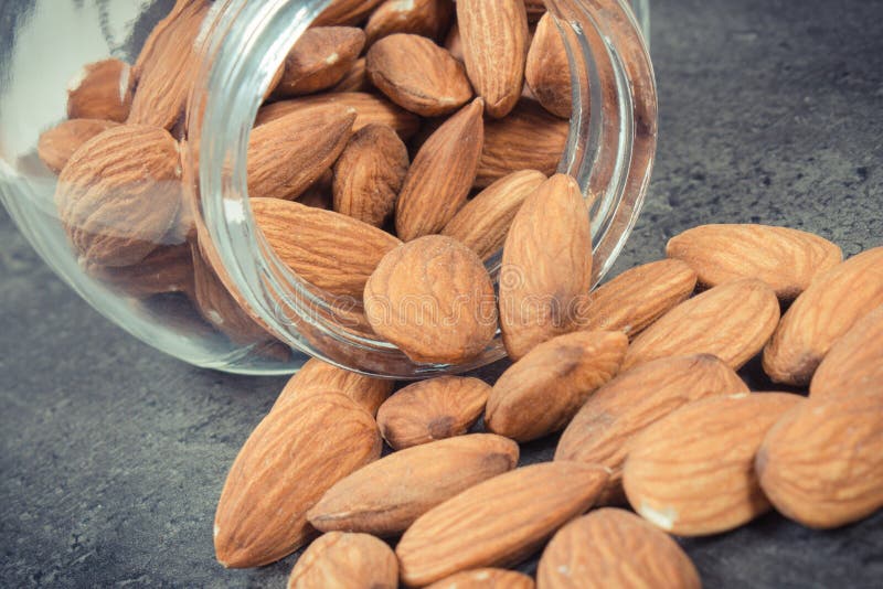 Healthy Almonds stock photo. Image of kernel, drupes 83427732